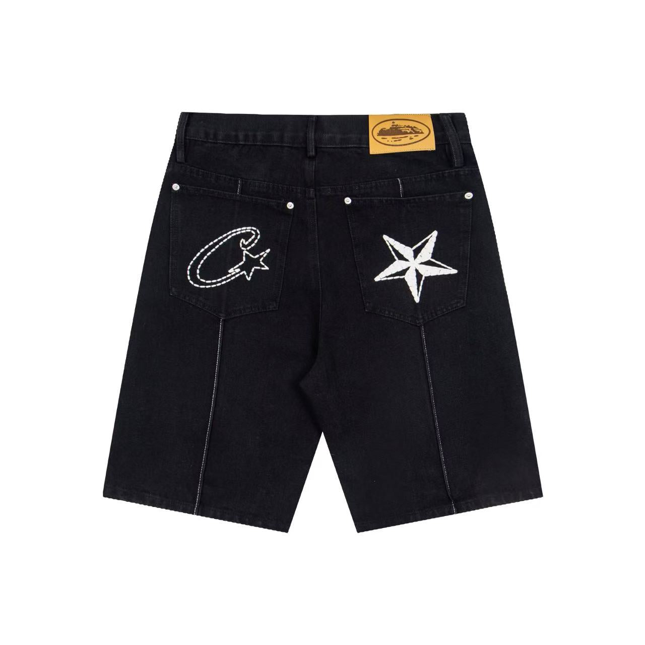 Corteiz C-Star Denim Shorts